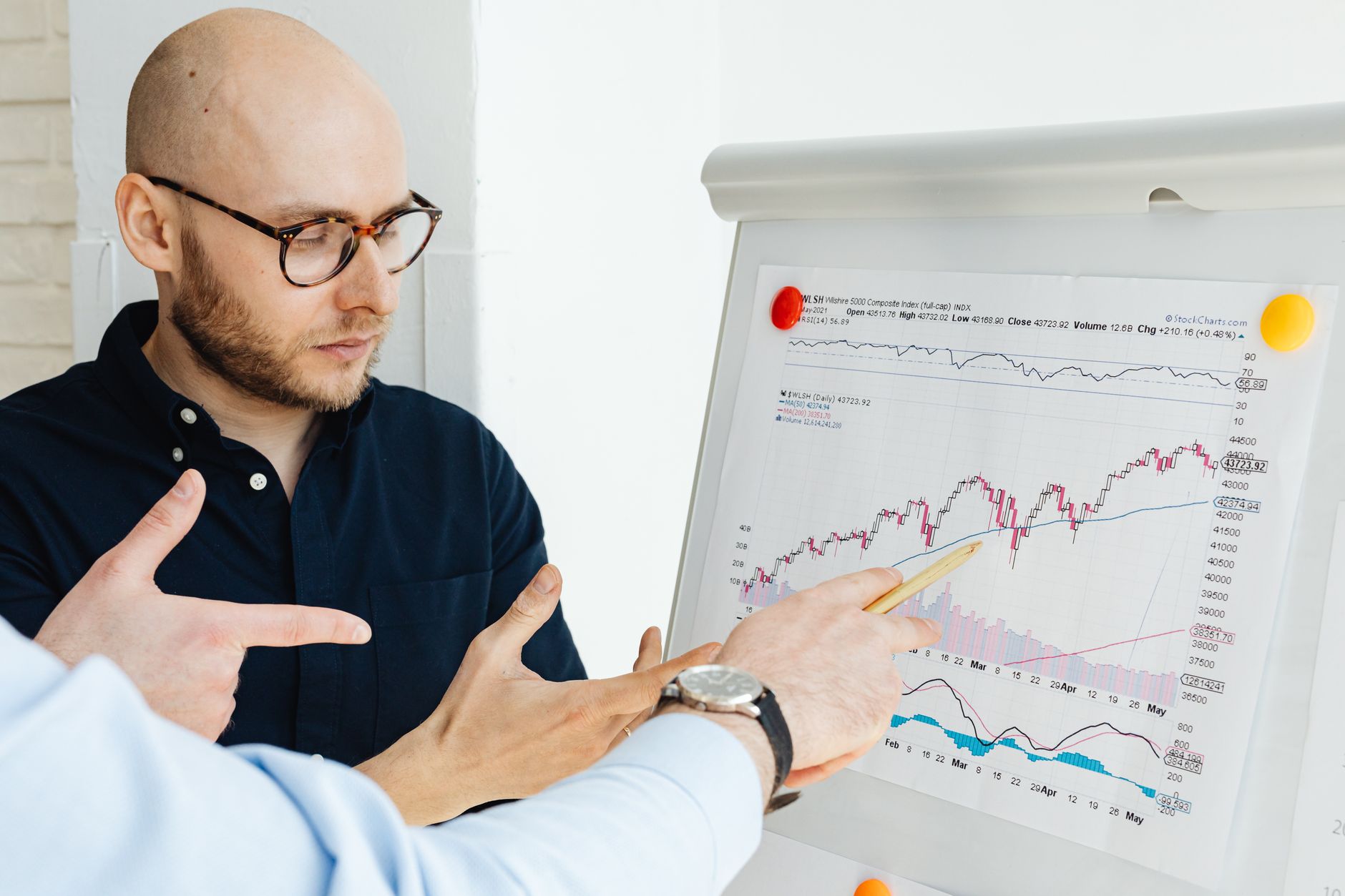 Conseiller financier équipe à Valence
